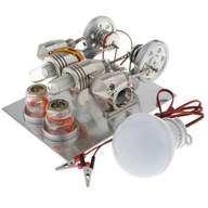 Silnik Stirlinga na gorące powietrze Model generatora energii elektrycznej Zestaw zabawek edukacyjnych DIY