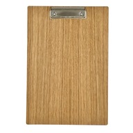 Clipboard deska podkładka A4 klipem drewniany DĄB