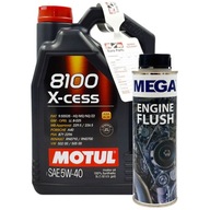 Motorový olej Motul 8100 X-cess 5 l 5W-40 + Preplachovač pre dieselový motor benzín MEGA 300ml VYSOKÁ ÚČINNOSTI
