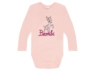 Body niemowlęce 100% bawełna rozm 86 / 92 DŁUGI RĘKAW DISNEY BAMBI