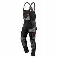 NEO pracovné nohavice s náprsenkou, trakové, strih HD Slim, 81-248-L