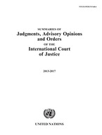Summaries of judgments, advisory opinions and