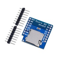 WeMos D1 mini Shield czytnik kart pamieci micro SD