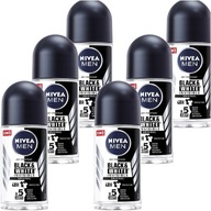 NIVEA Antiperspirant MEN Black&amp;White 6x50ml