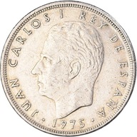 Moneta, Hiszpania, 25 Pesetas, 1975