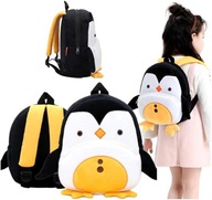 Dziecięcy Plecak Pluszowy dla przedszkolak dziecka Pingwin prezent Dzieci
