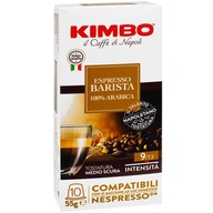 Kávékapszula Nespresso KIMBO BARISTA 100% ARABICA 10 db +AJÁNDÉK videobook