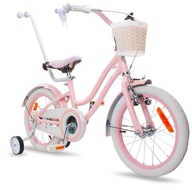 Rowerek dziecięcy HEART BIKE 16" Pink SILVER MOON