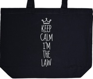 KEEP CALM I'M THE LAW torba zakupy prezent