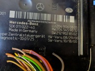 module SAM rear part Mercedes-Benz C W204 S204 2010 2045459032