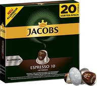 Kapsule pre Nespresso Jacobs Espresso Intenso 20 ks