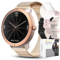 СМАРТ-ГОДИННИК ЖІНОЧИЙ ВОДОНЕПРОНИКНИЙ ГОДИННИК МЕНЮ EN GPS AMOLED PULSE SPORT 4 РЕМІНЦЯ