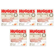 Pieluchy HUGGIES Extra Care 2 (3-6kg) 5x 24 szt