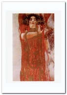 Hygieia / Gustav Klimt - plakat obraz 50x70cm