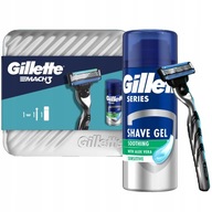 GILLETTE ZESTAW PREZENTOWY MASZYNKA MACH 3 + ŻEL