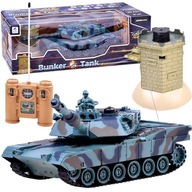 Diaľkovo ovládaný Tank + bunker bitka RC0424