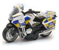 policajná motorka s pohonom a zvukom v krabici s vitrínou POLICAJT