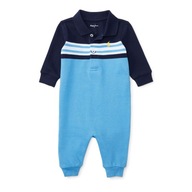 Ralph Lauren oblečenie pre bábätko Cotton Mesh Polo Coverall 6 m