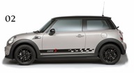 Carstickers Mini Cooper fekete matricák, 2 db