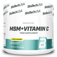 Biotech Msm + Vitamin C 150g ZDROWE STAWY LEMON