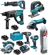 MAKITA HITOWY ZESTAW NARZĘDZI COMBO 7SZT 18V 4x5Ah