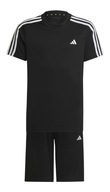 Komplet Piłkarski Adidas Dziecięcy Czarny roz. L Koszulka Spodenki 164 cm