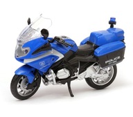 Motocykel s policajným pohonom - svetlo zvuk modrá