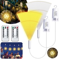 LAMPA OHŇOSTROJ LED STROMEK OHŇOSTROJ 2 KS 180 LED DIOD S DÁLKOVÝM OVLÁDÁNÍM