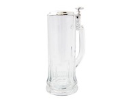 Pivovarský pohár 500 ml cínová klapka vysoký 24 cm