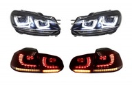 Svetlomety a zadné svetlá pre VW Golf 6 VI 08-13
