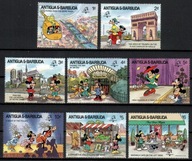 Disney - Antigua i Barbuda 1989 Mi 1242-1249 Czyste **