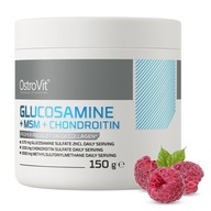 OstroVit Glukosamín + MSM + Chondroitín 150 g Kyselina hyalurónová Vitamín C