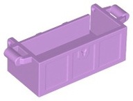 Lego Nowy Medium Lavender Container Treasure Chest Bottom with Slots 4738a