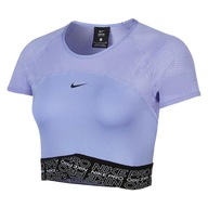 DAMSKI FIOLETOWY SPORTOWY TOP BLUZKA NIKE R. S