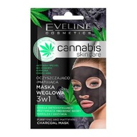 EVELINE Cannabis Maska węglowa do twarzy 3w1, 7ml