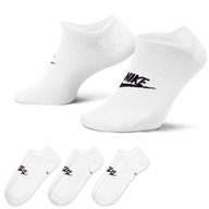 Nike Sportswear Everyday Essential 3Pack DX5075 100 ponožky biele 34-38