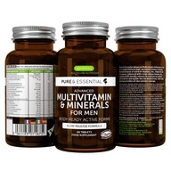 Multivitamín pre mužov Vitamín B E K D LYKOPEN zinok selén 60 tabliet