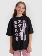 4F gyerek póló fekete pamut 158-as méret