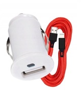 Ładowarka samochodowa 2.4A + Kabel iPhone MFi