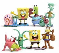 8 ks SpongeBob Kanciastoporty figúrky set