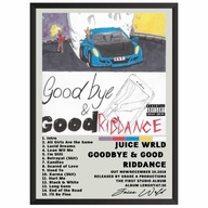 Juice WRLD Goodbye & Good Riddance Plagát Obrázok s albumom v rámčeku Darček