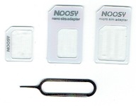 ZESTAW ADAPTER KARTY SIM 4w1 micro USB nano USB