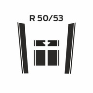 CarStickers matricák Mini R50-hez, fekete