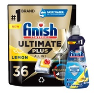 Finish Ultimate do umývačky lemon 36 + tekutina 0,4L