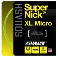 Naciąg do squasha ASHAWAY SUPERNICK XL MICRO 18 Żółty 1,15 mm 9 m