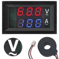 AMPÉRMETER VOLTMETER STRIEDAVÝ PRÚD AC 100A 600V