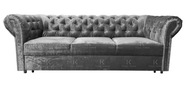 Sofa Chesterfield Rozkładana Pikowana Gloss Velvet