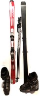 Narty ELAN 160cm, buty ROSSIGNOL 27,5cm, kije(513)