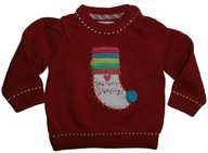 MOTHERCARE SWETER SWETEREK ŚWIĘTA J NOWY