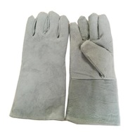 PU kožené zváračské rukavice žiaruvzdorné pracovné ochranné pracovné rukavice biele
